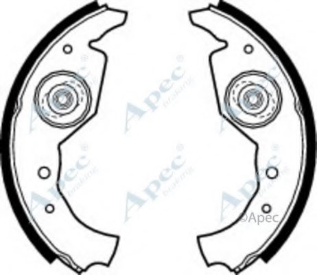 APEC braking SHU461 Brake Shoe